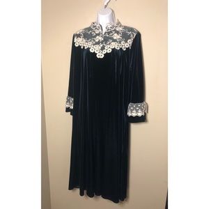 Victorian Style Velvet Gown